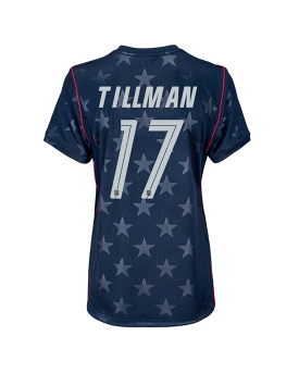 Billige Fotballdrakt Forente stater Malik Tillman #17 Replika Bortedrakt Dame VM 2026 Kortermet Billige Fotballdrakt Forente stater Malik Tillman #17 Replika Bortedrakt Dame VM 2026 Kortermet